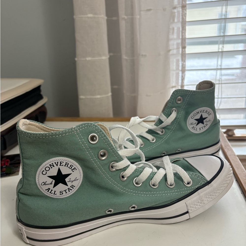Converse All Star High-Tops in Mint Green